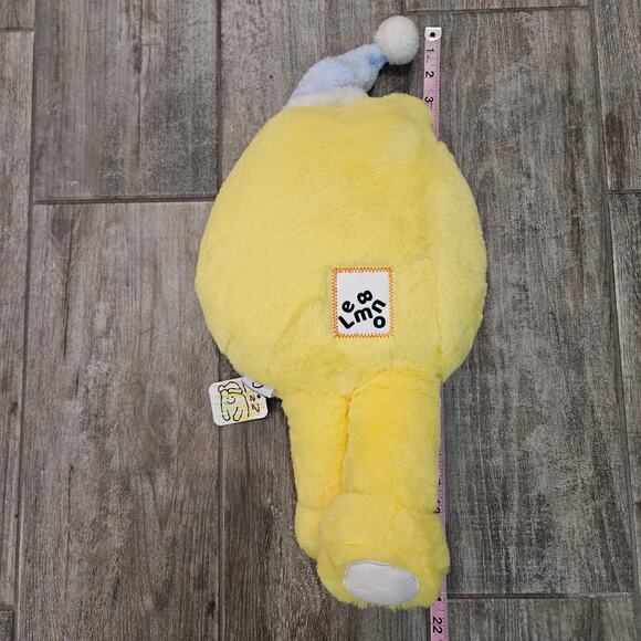 Lemon8 Sleepy Lemo Plush Toy Yellow Lemon Shaped Collectible Promo Plushie NEW - Picture 3 of 10